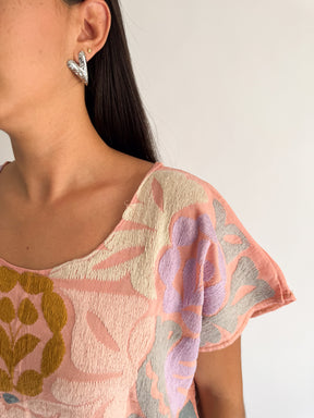 Huipil Jalapa Rosa/Multicolor