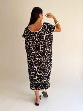 Huipil Jalapa Nude/Negro