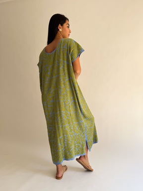 Blue/Green Jalapa Huipil