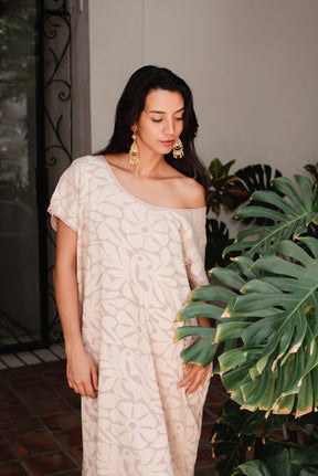 Huipil Jalapa Nude/Bone