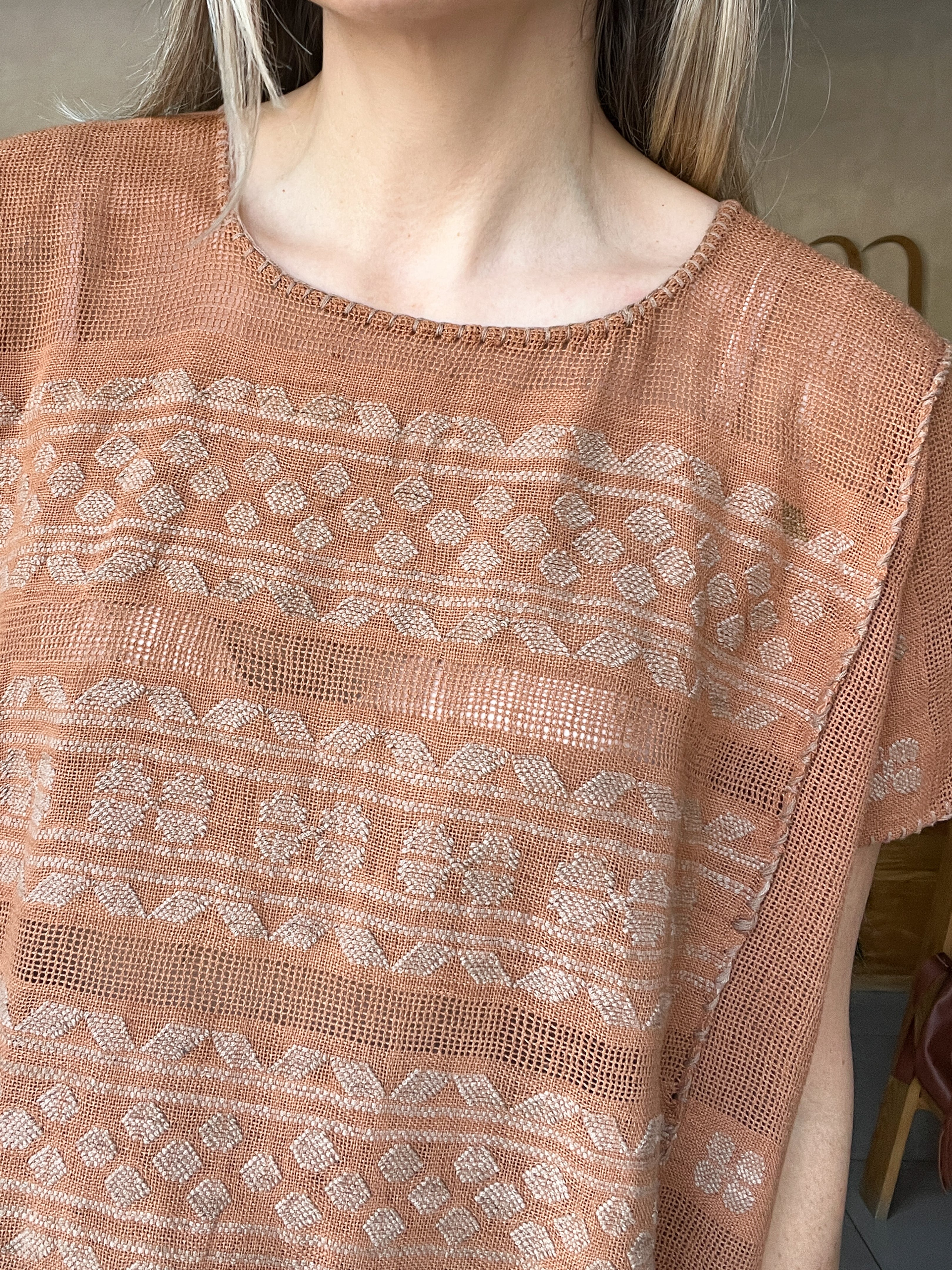 Huipil San Pedro Ladrillo Gris