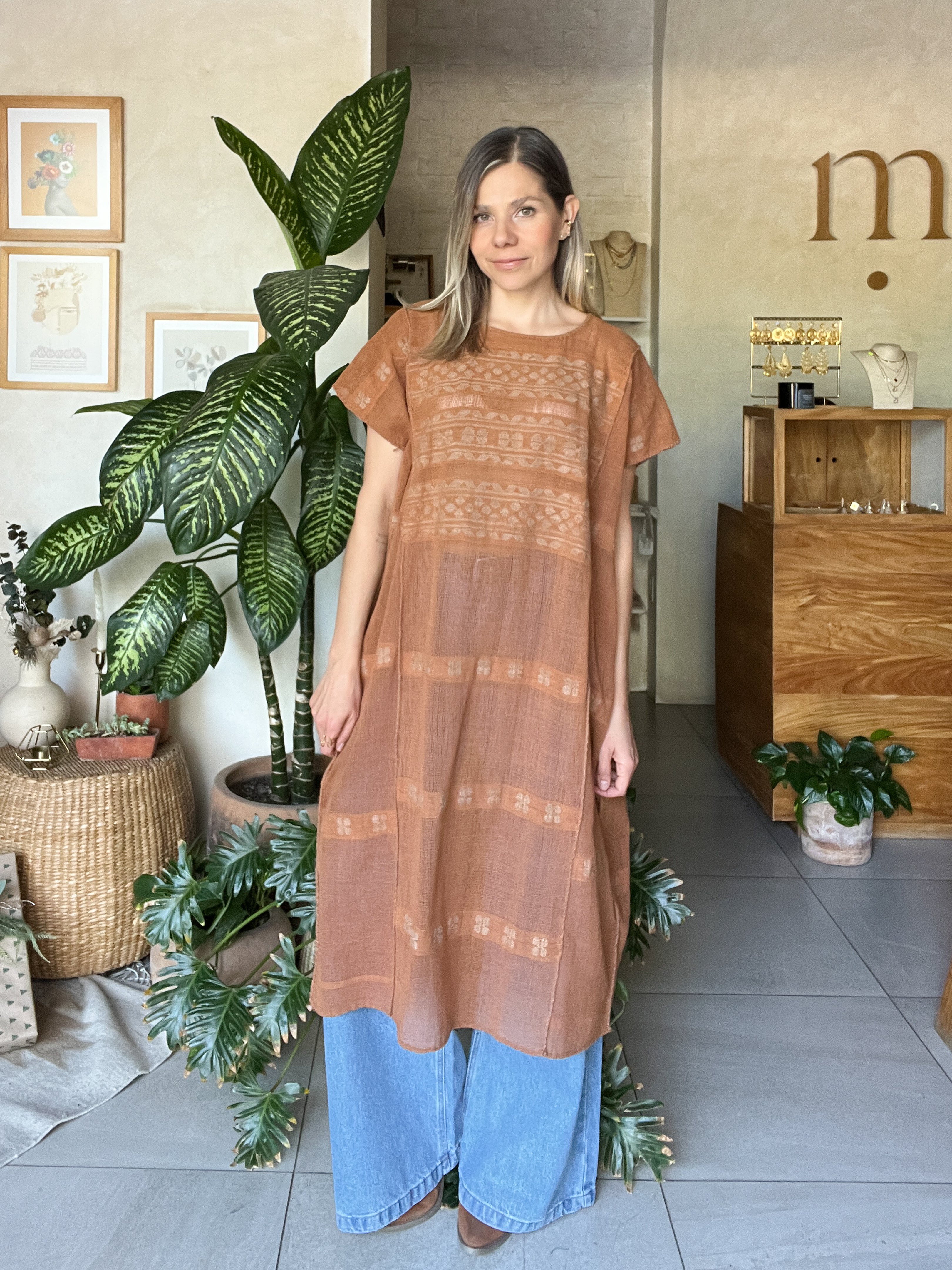 Huipil San Pedro Ladrillo Gris