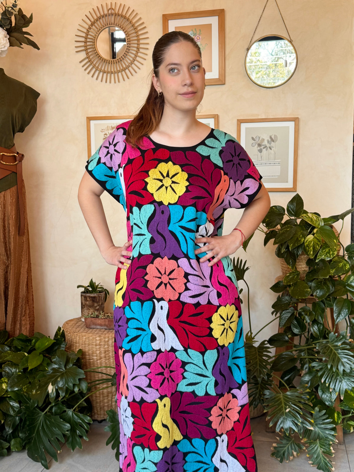 Huipil Jalapa Negro Multicolor