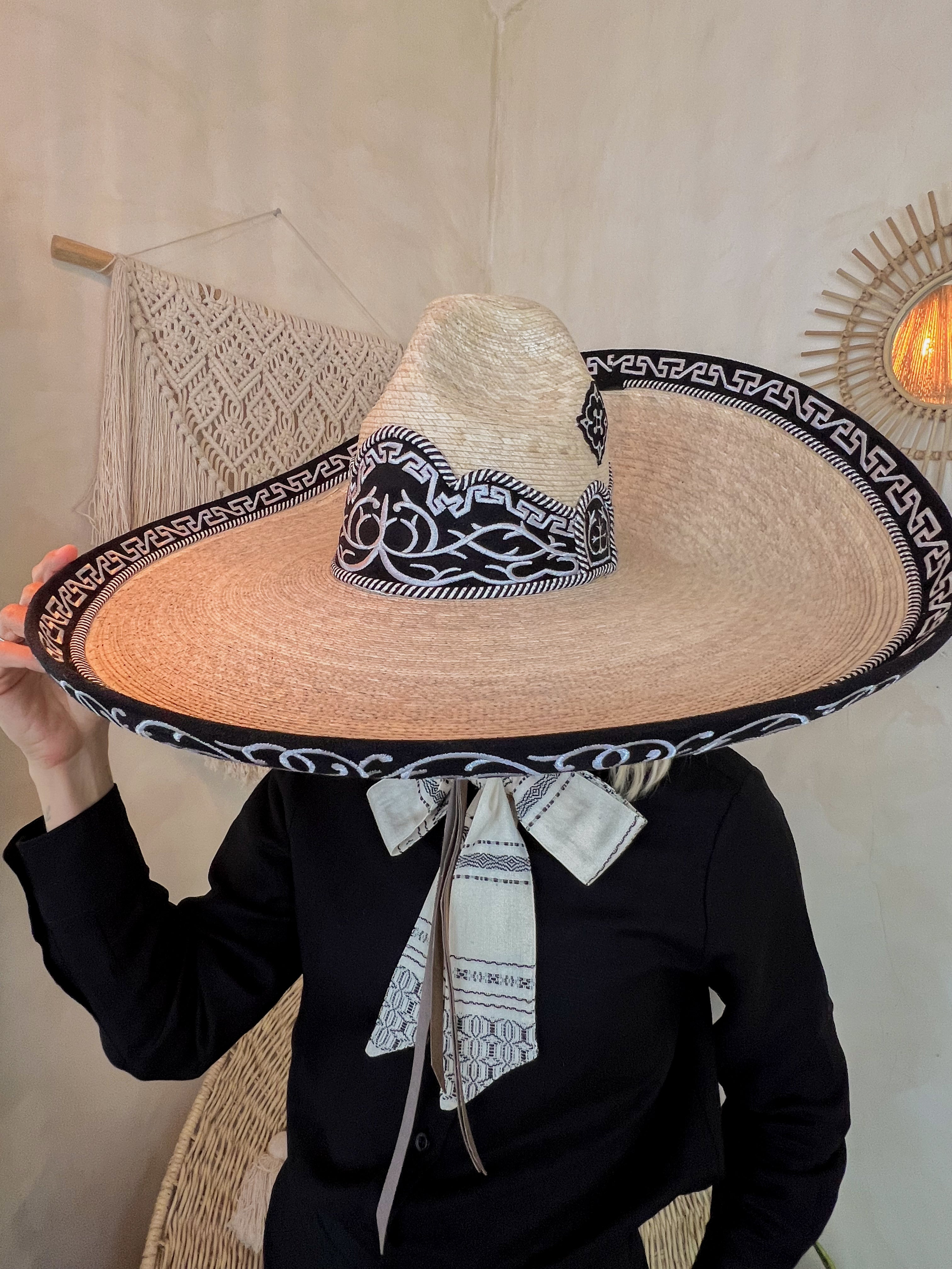 Sombrero Charro Hueso Negro