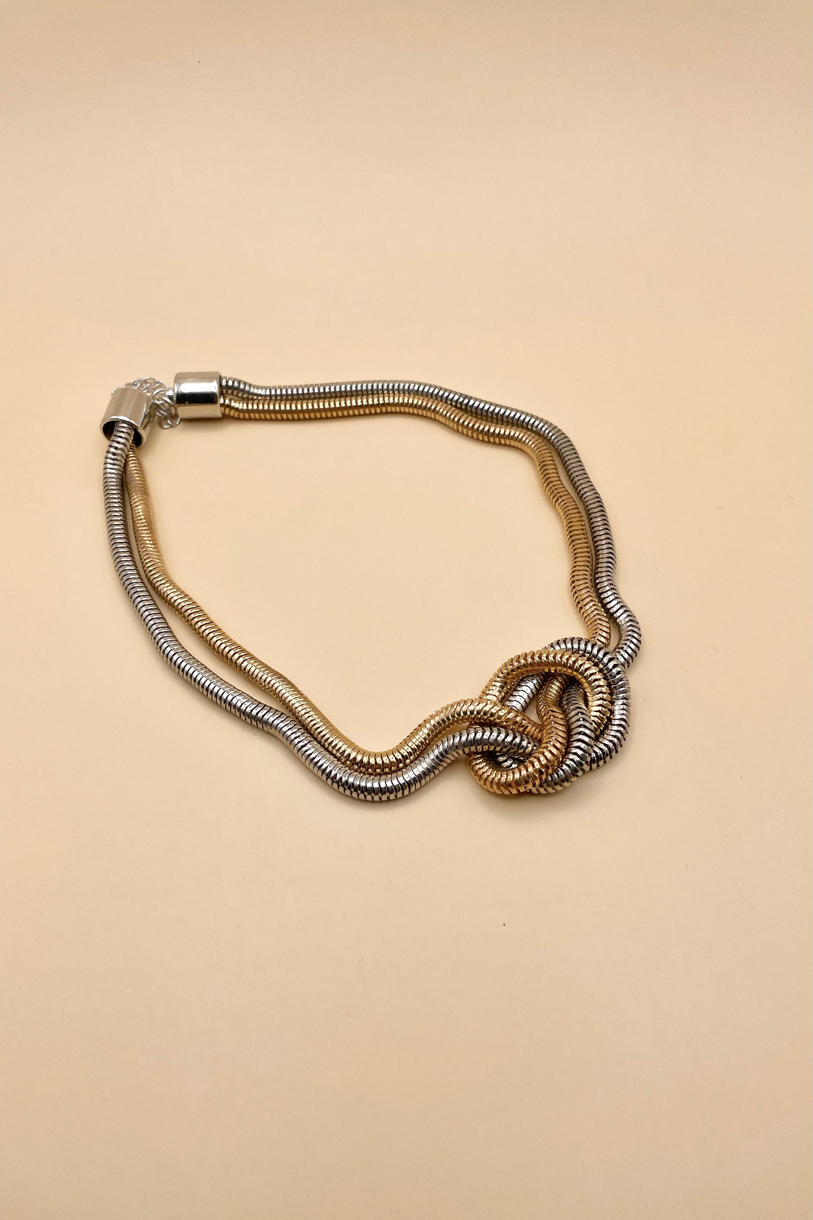 Collar Nudo Bicolor F38