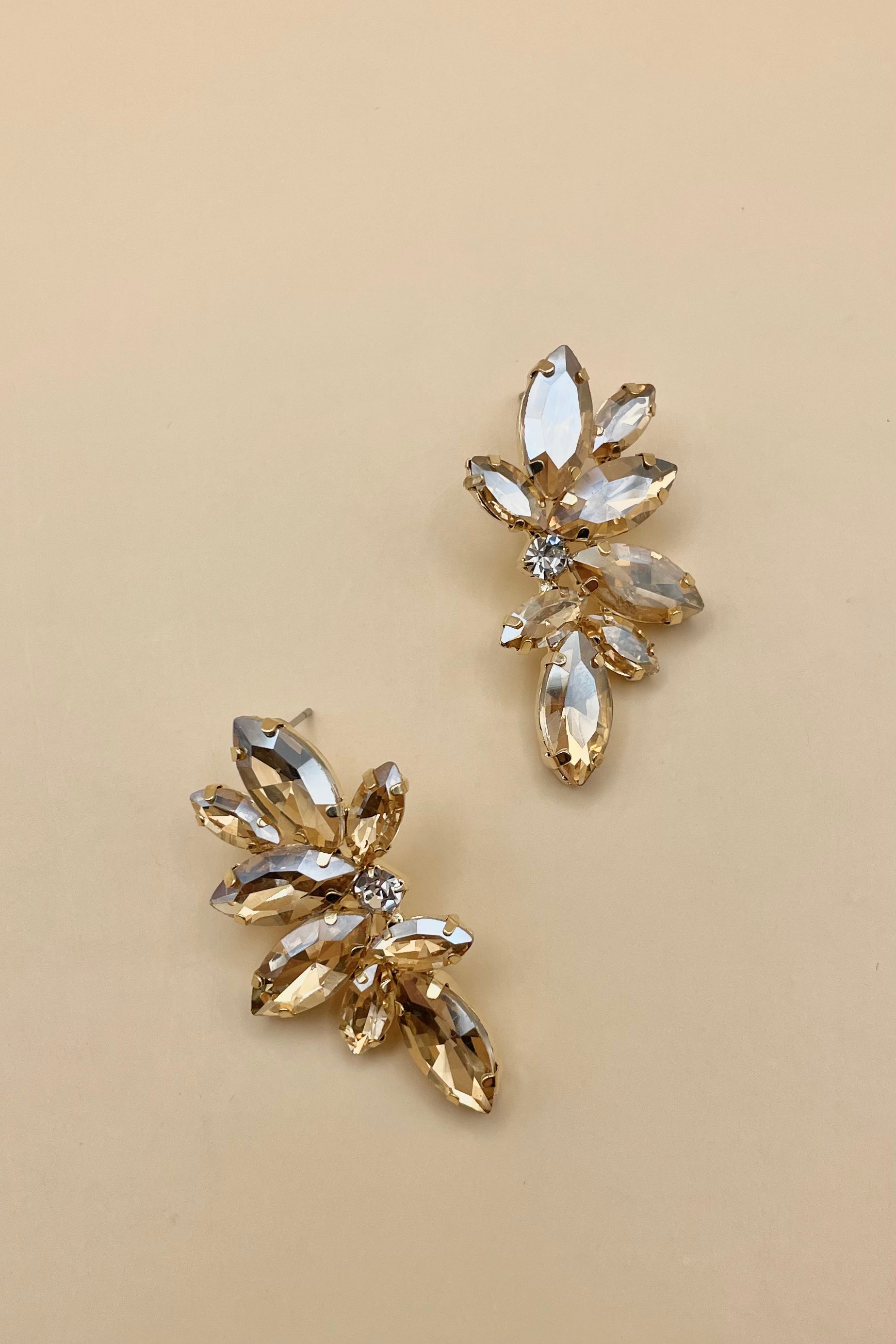 Aretes Hojas Doradas G9