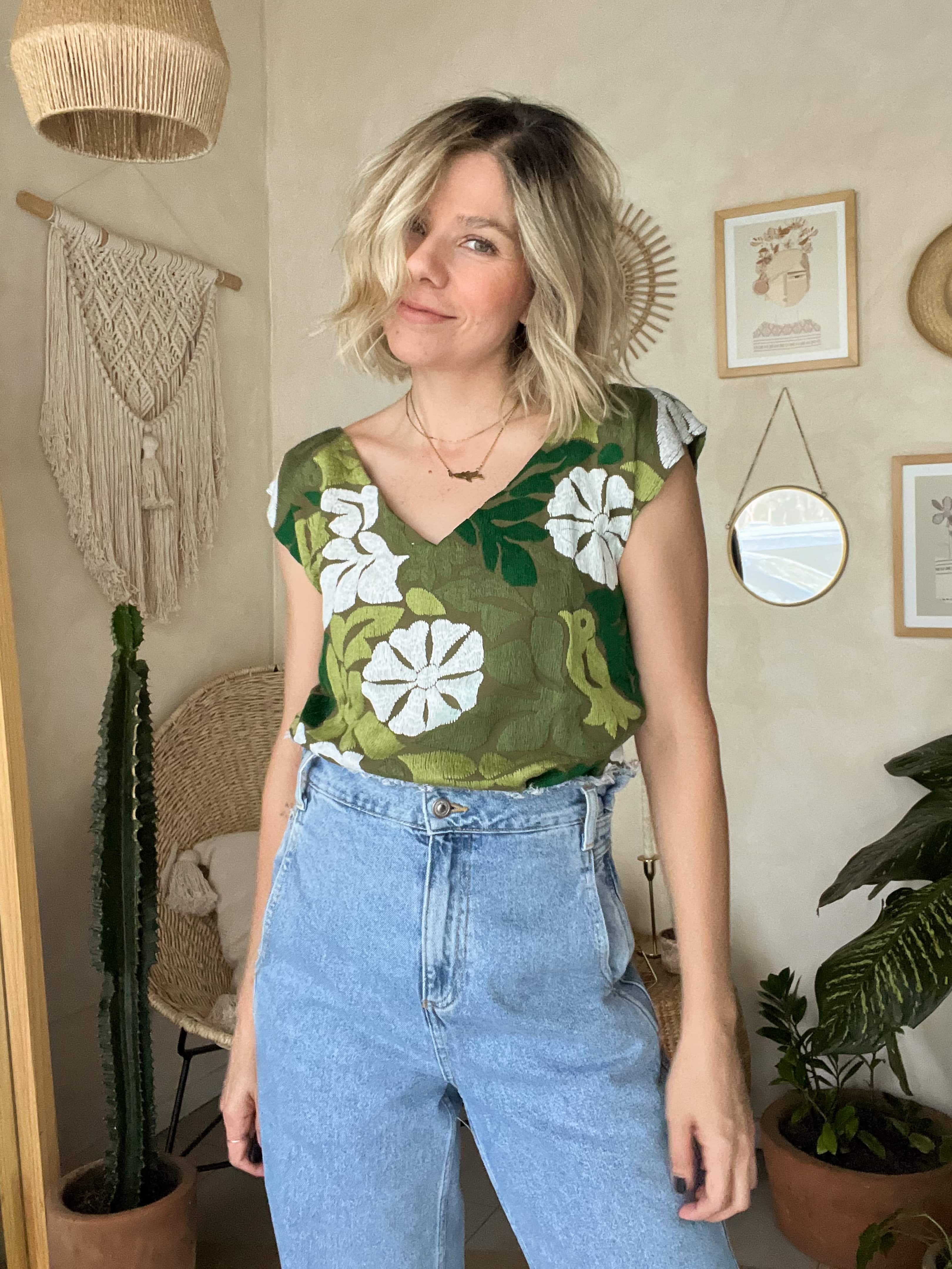 Blusa Jalapa V Verde/Verdes