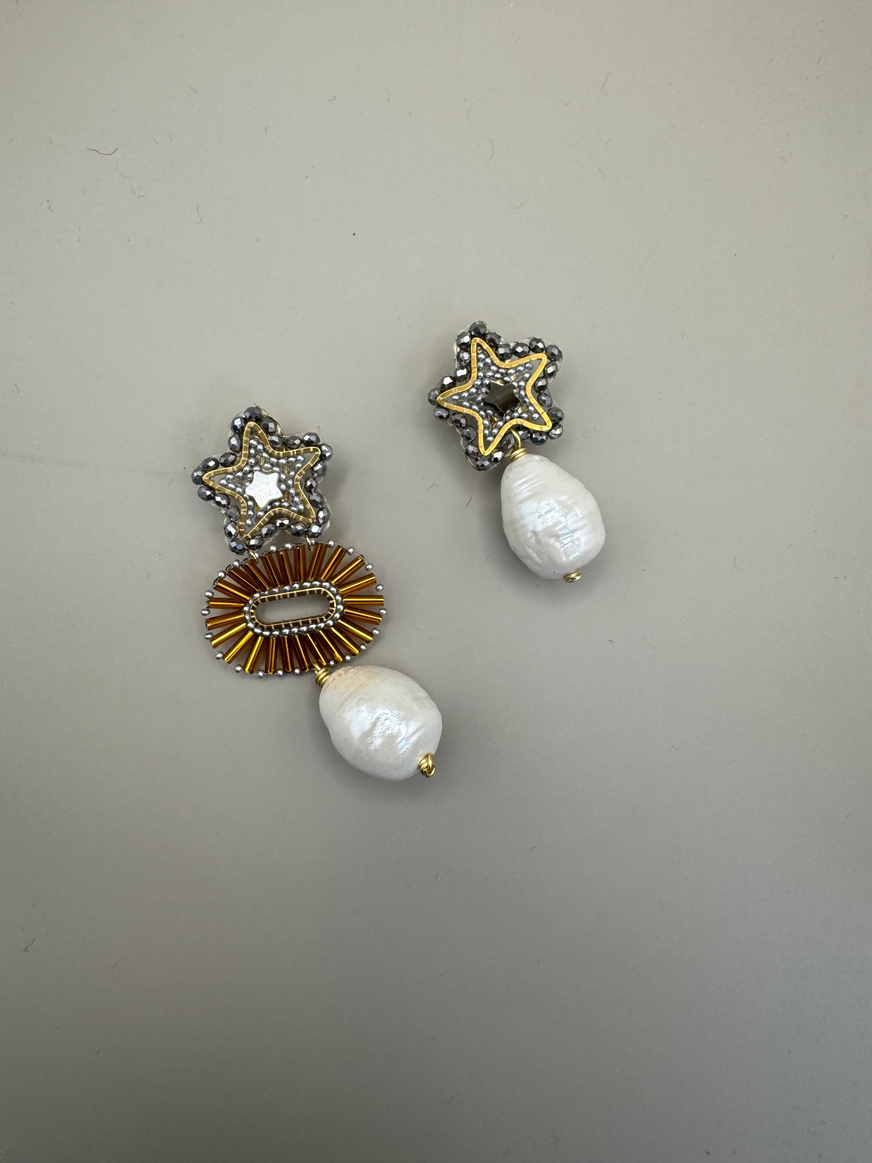 White Galaxy Earrings M8