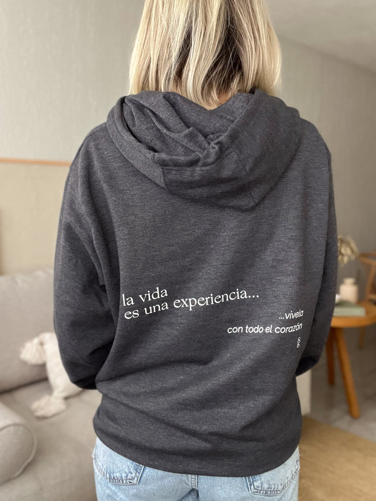 Sudadera La Vida es una experiencia