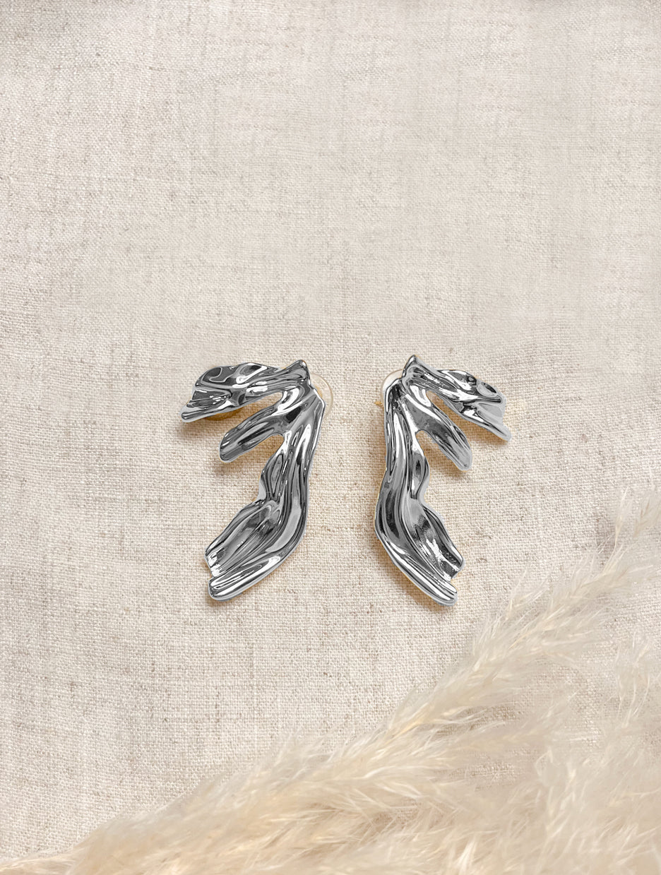 Aretes Alas Plateado J10