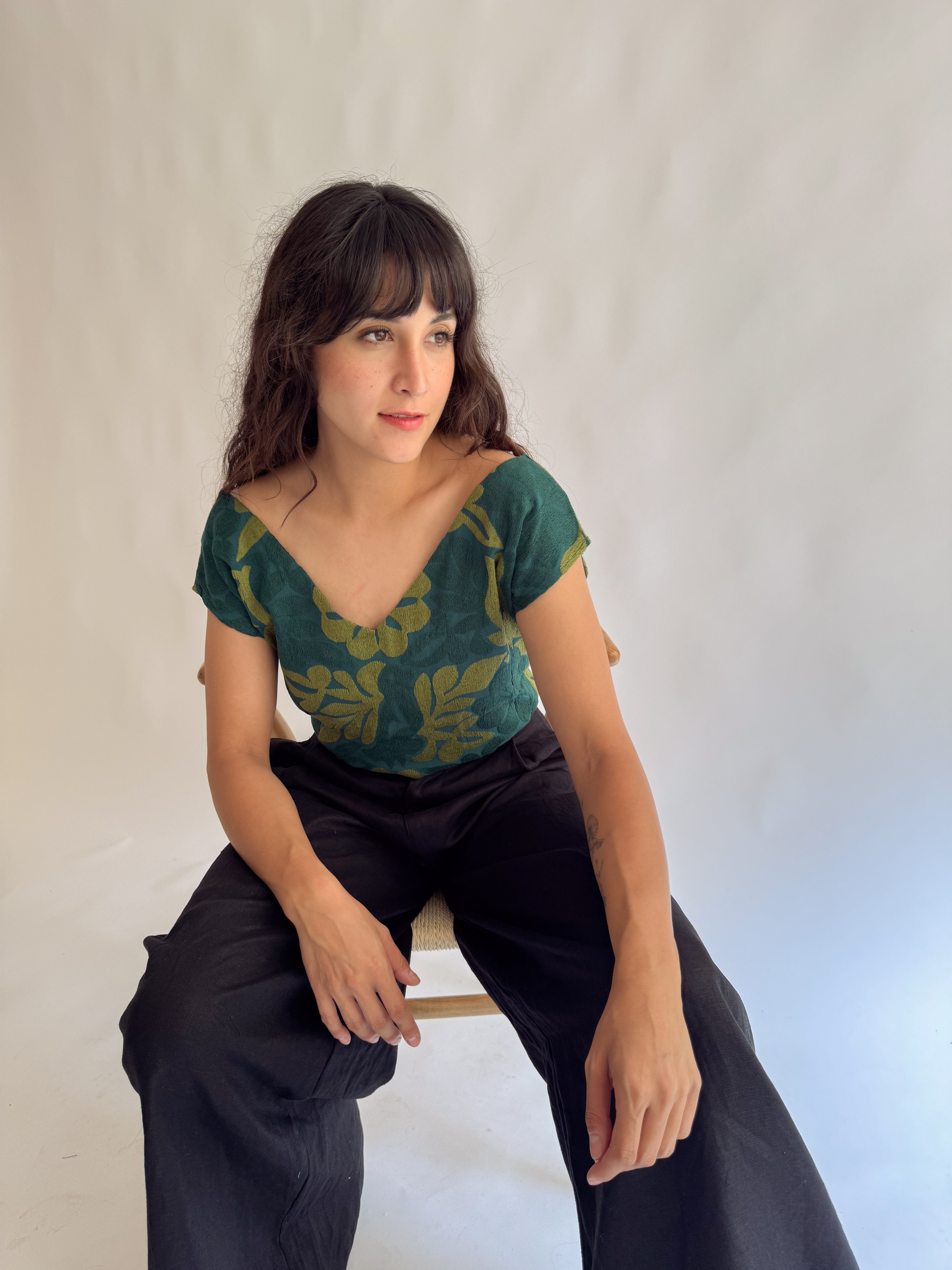 Blusa Jalapa V Verdes