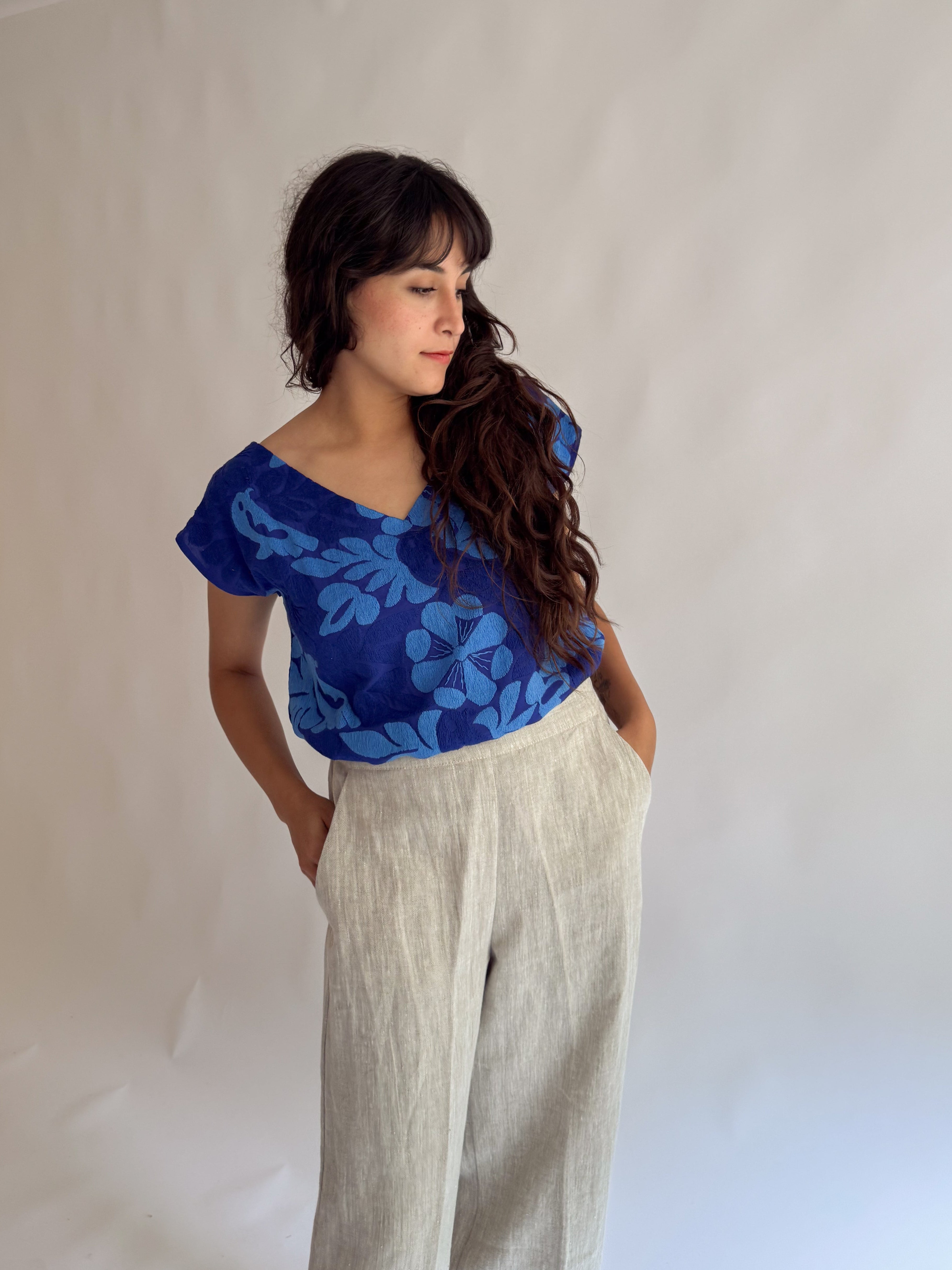 Blusa Jalapa V Azules