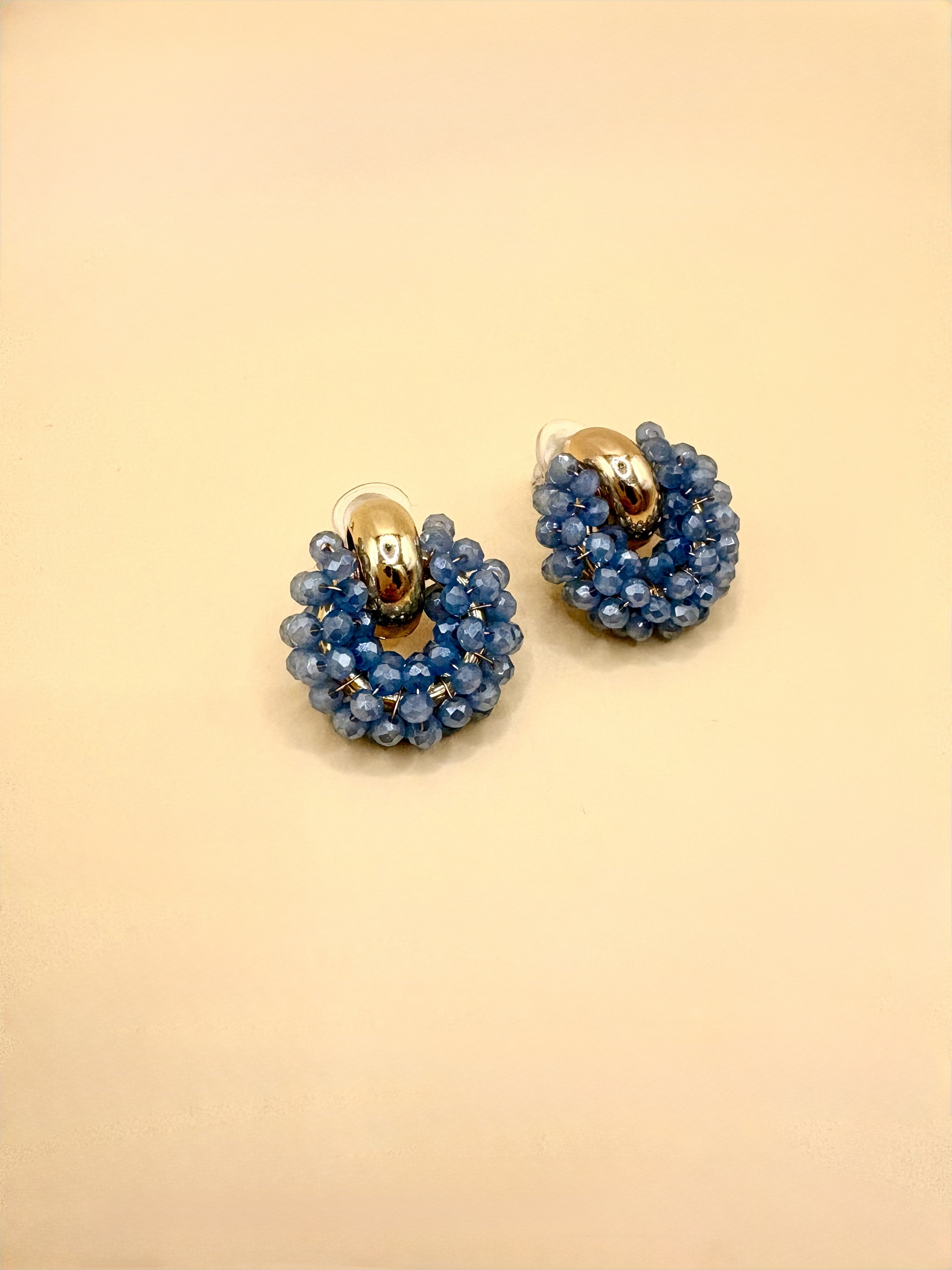Aretes Cristal Azul N43