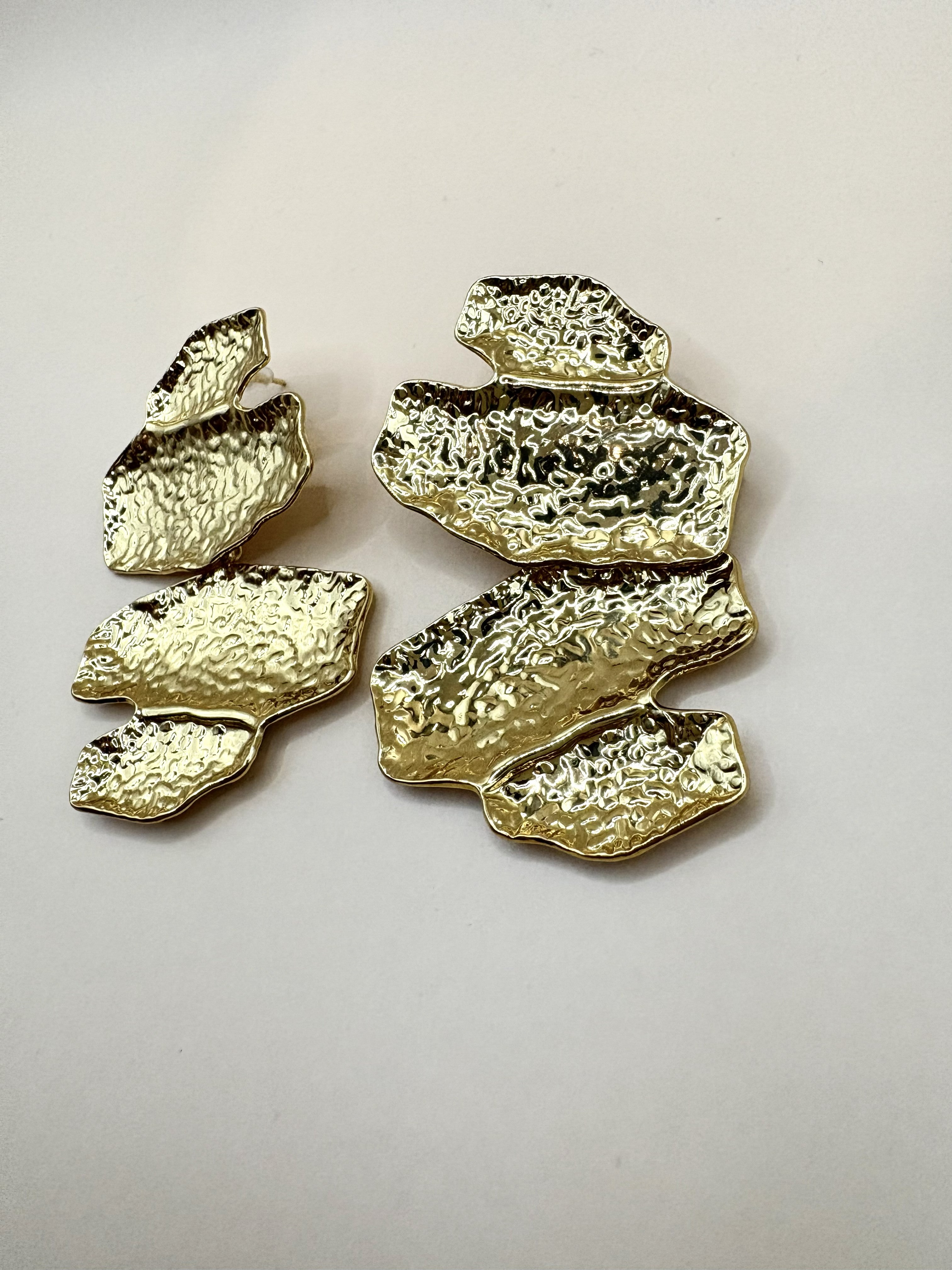 Aretes Colmena Dorados N57