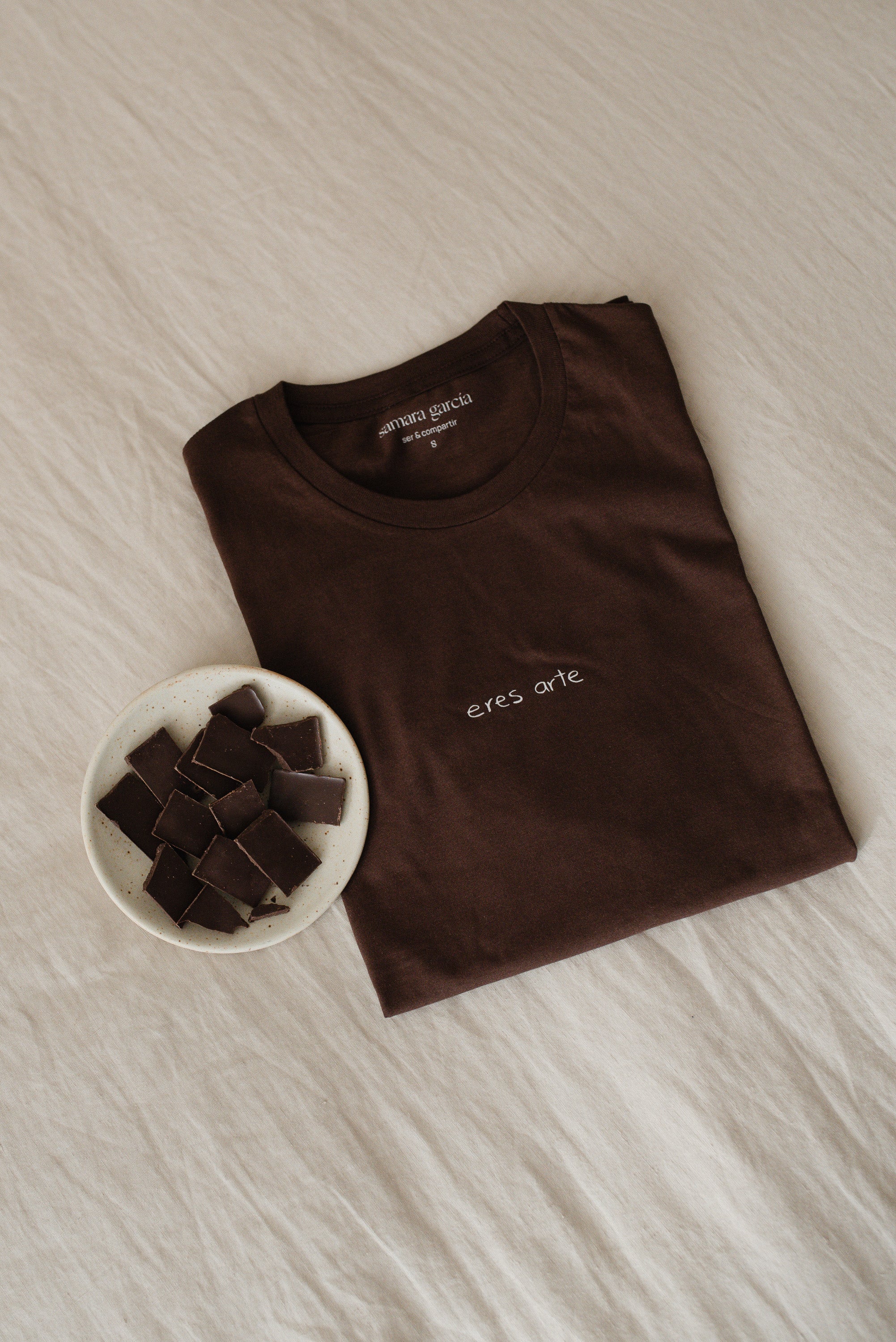 Playera Eres Arte Chocolate