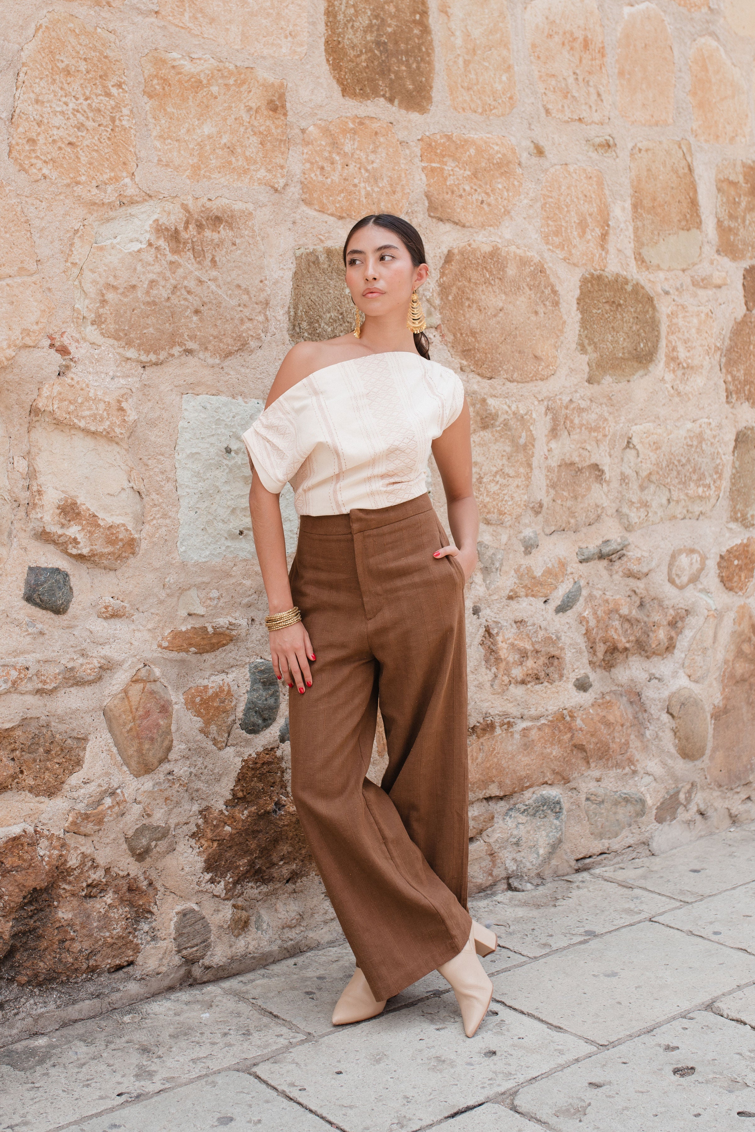 Pantalón Aceptación Caramelo