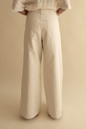 Pantalón Hilos de Raíz Mezclilla