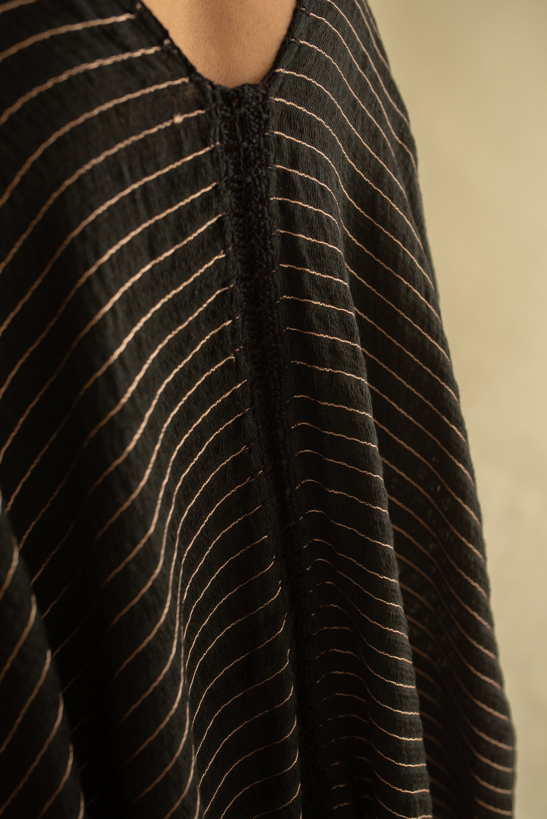 Martina Frayed Poncho