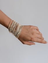 Pulseras de Brillo Doradas D2