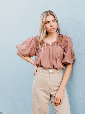 Blusa San Antonia con manga