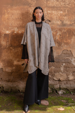 Poncho Grueso Gris