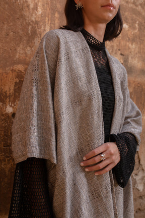 Poncho Grueso Gris