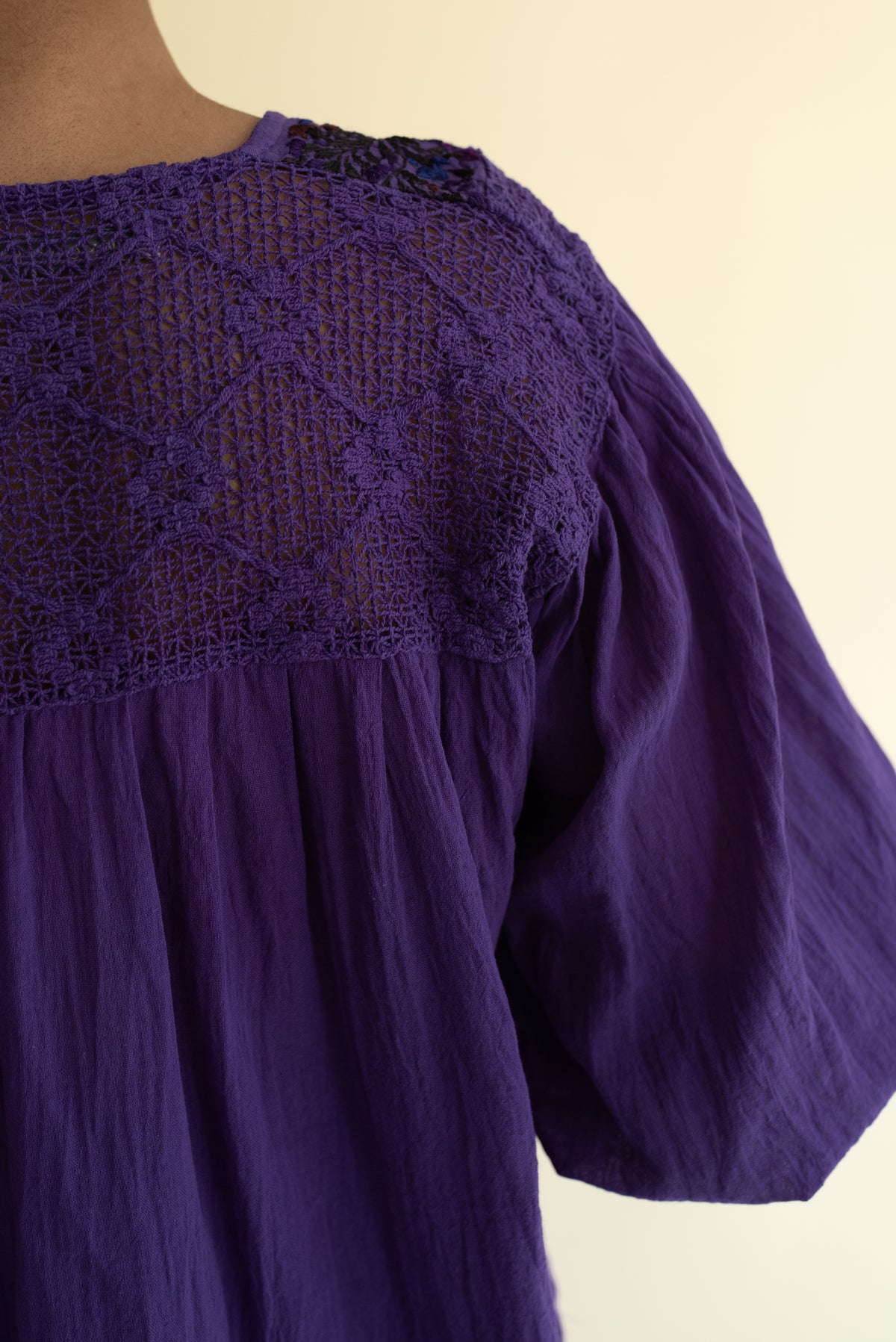 Blusa San Antonia Morado con Manga