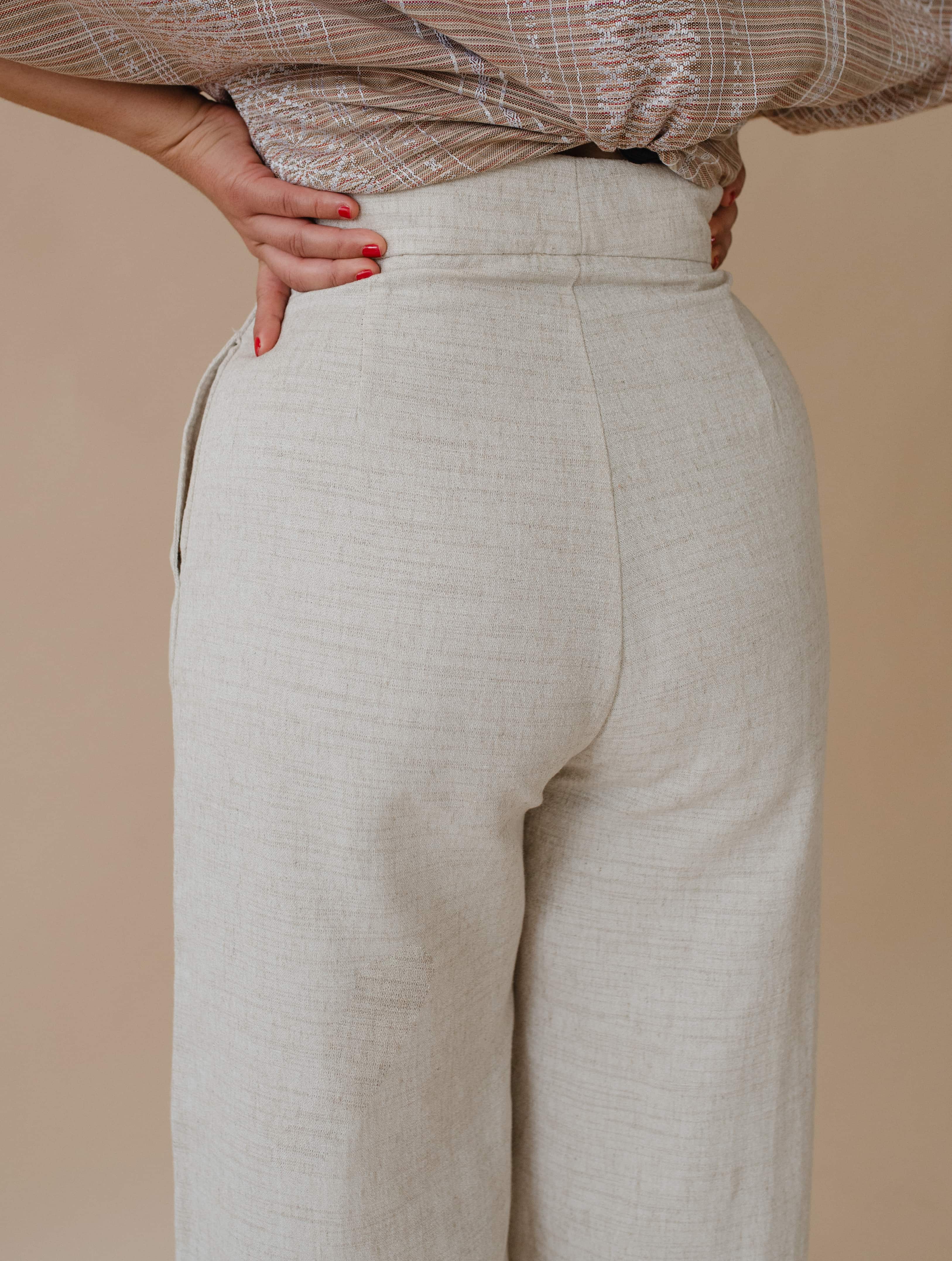Acceptance Linen Bone Jasper Trousers