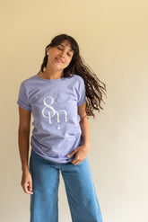 Camiseta 8M Lila