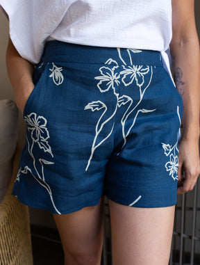 Short Olas de Lino