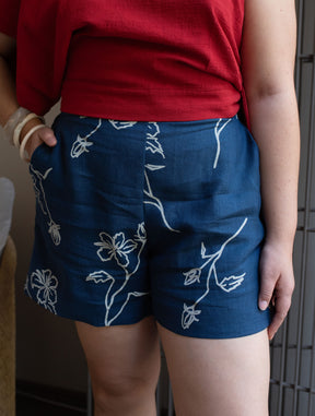 Short Olas de Lino