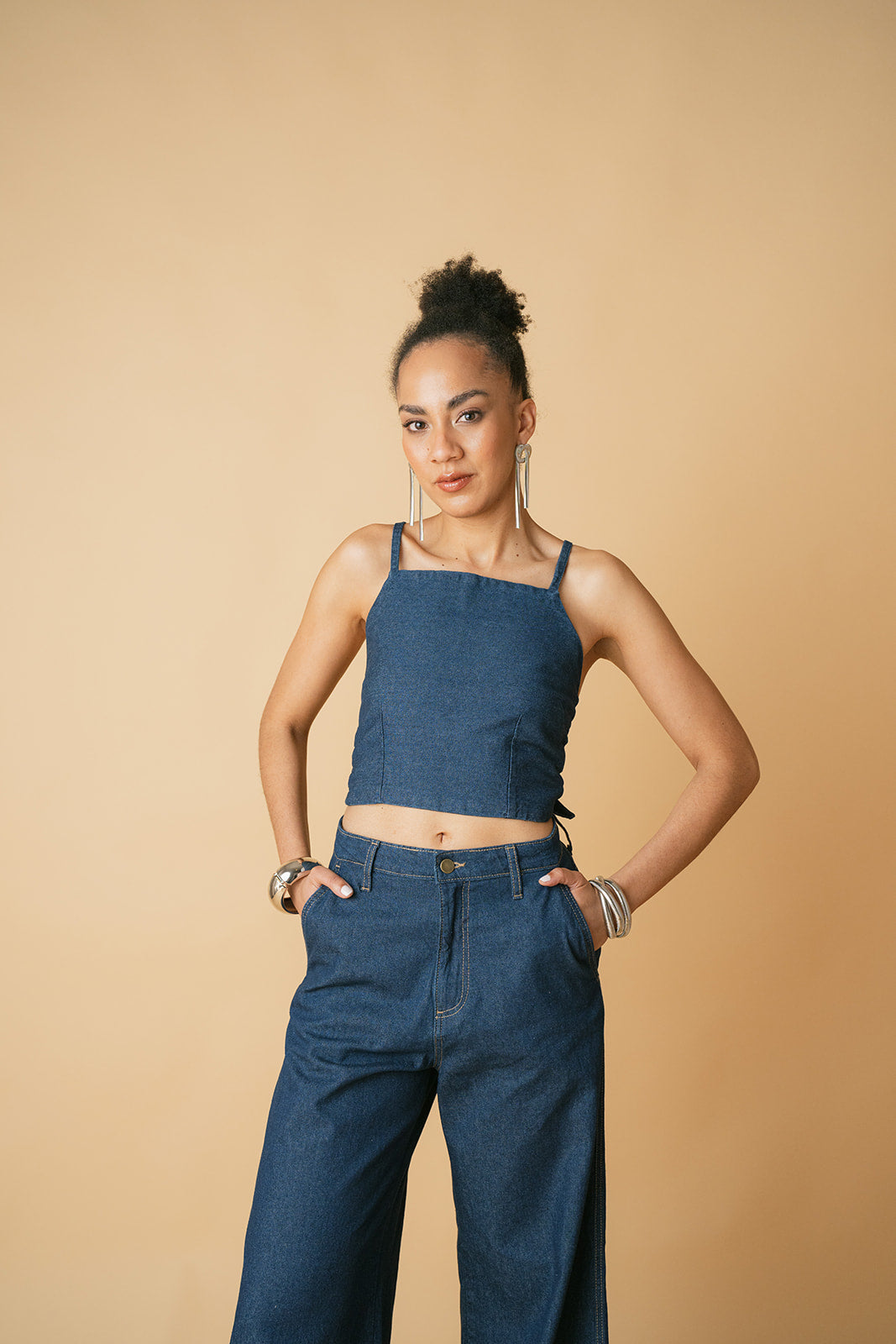 Summer Denim Crop Top