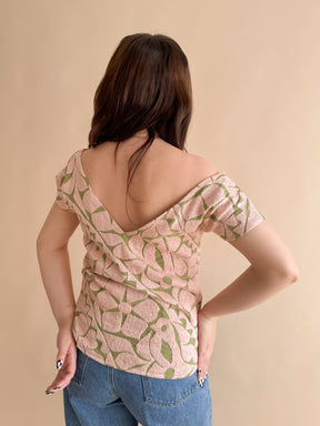 Blusa Jalapa V Verde/Nude