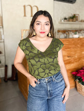 Blusa Jalapa V Verde/Verde