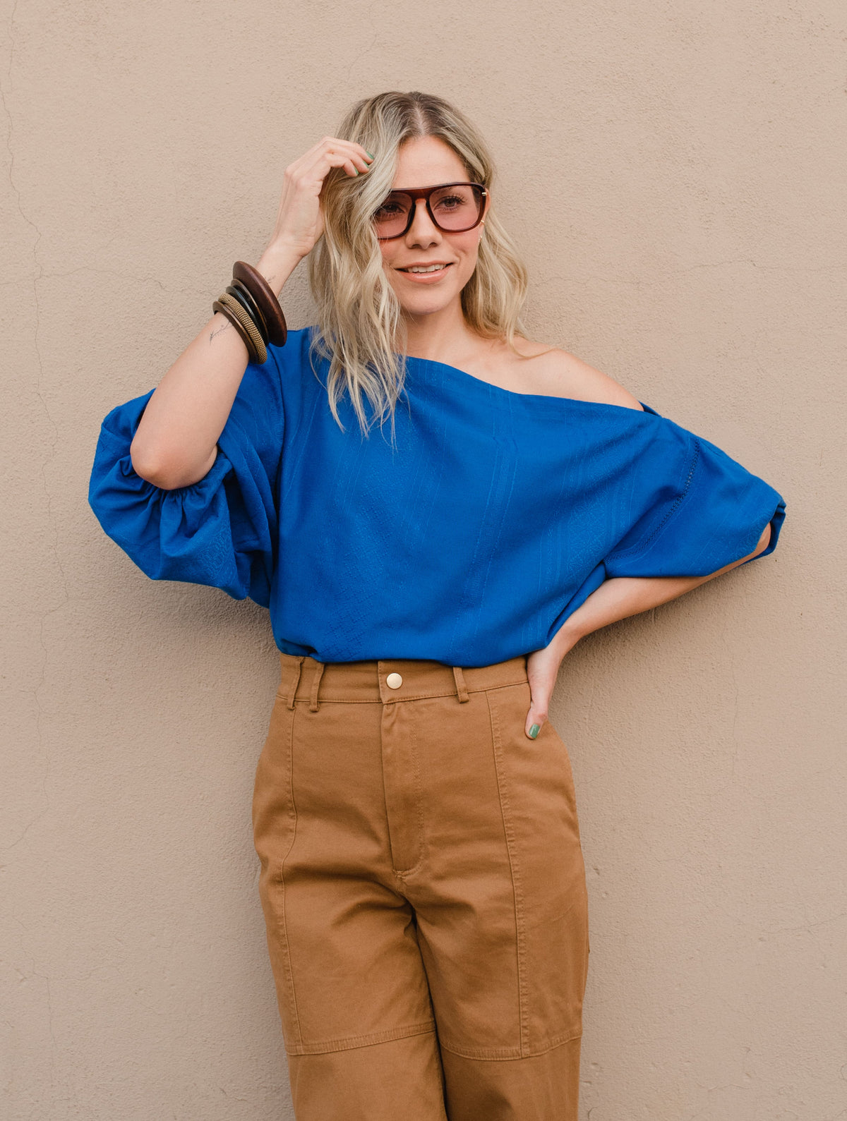 Blusa Miranda Azul Rey