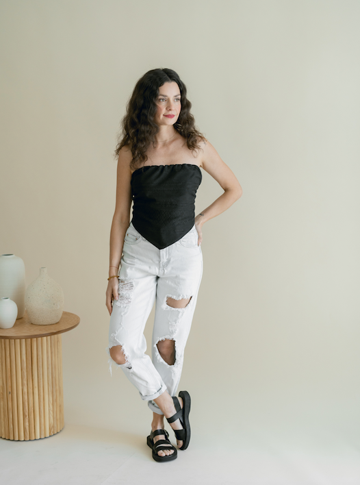 Top Libertad Negro