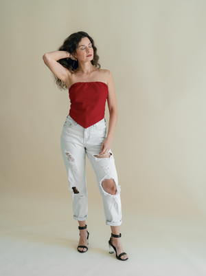 Mexicanartes Top Libertad Rojo