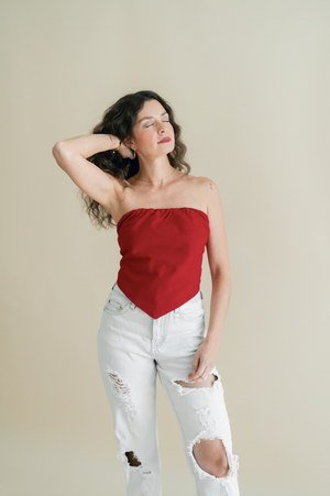Mexicanartes Top Libertad Rojo