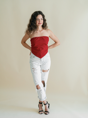 Mexicanartes Top Libertad Rojo