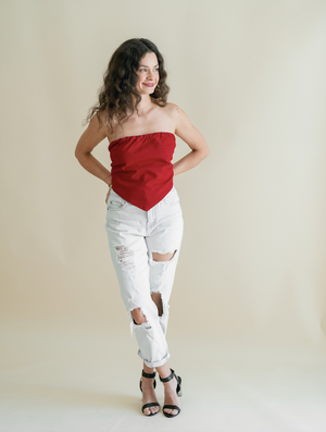 Mexicanartes Top Libertad Rojo