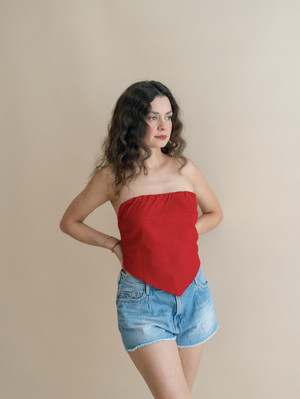 Mexicanartes Top Libertad Rojo