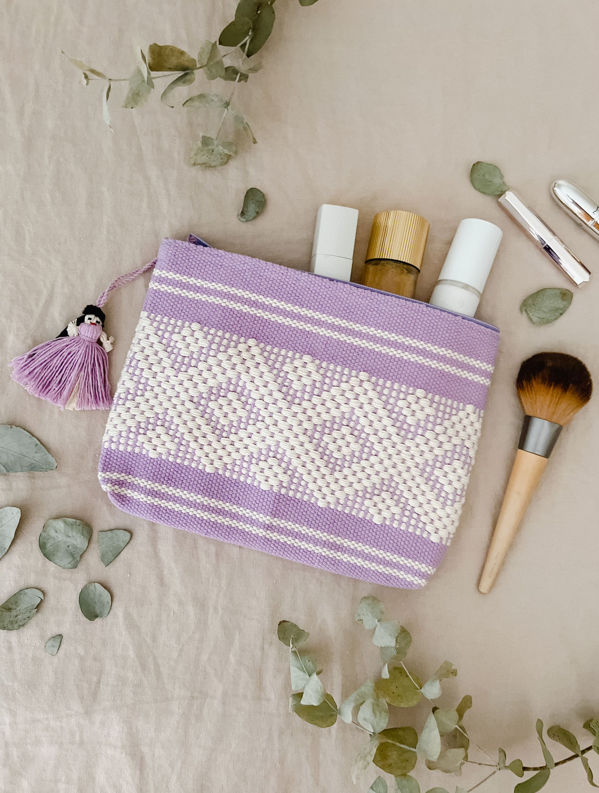 Mexicanartes Cosmetiquera Jalieza Lila