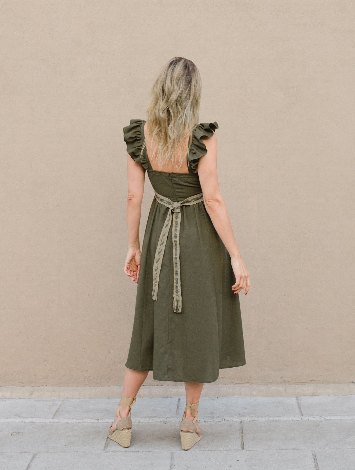 Mexicanartes Vestido Ava Verde