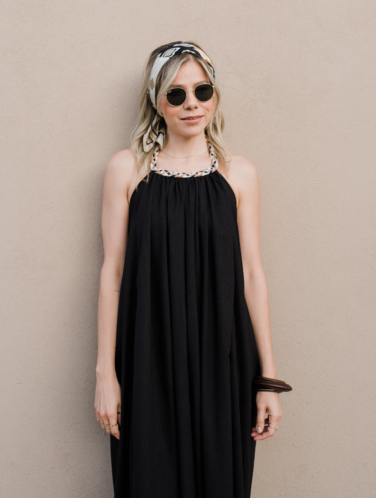 Mexicanartes Vestido Mar Negro