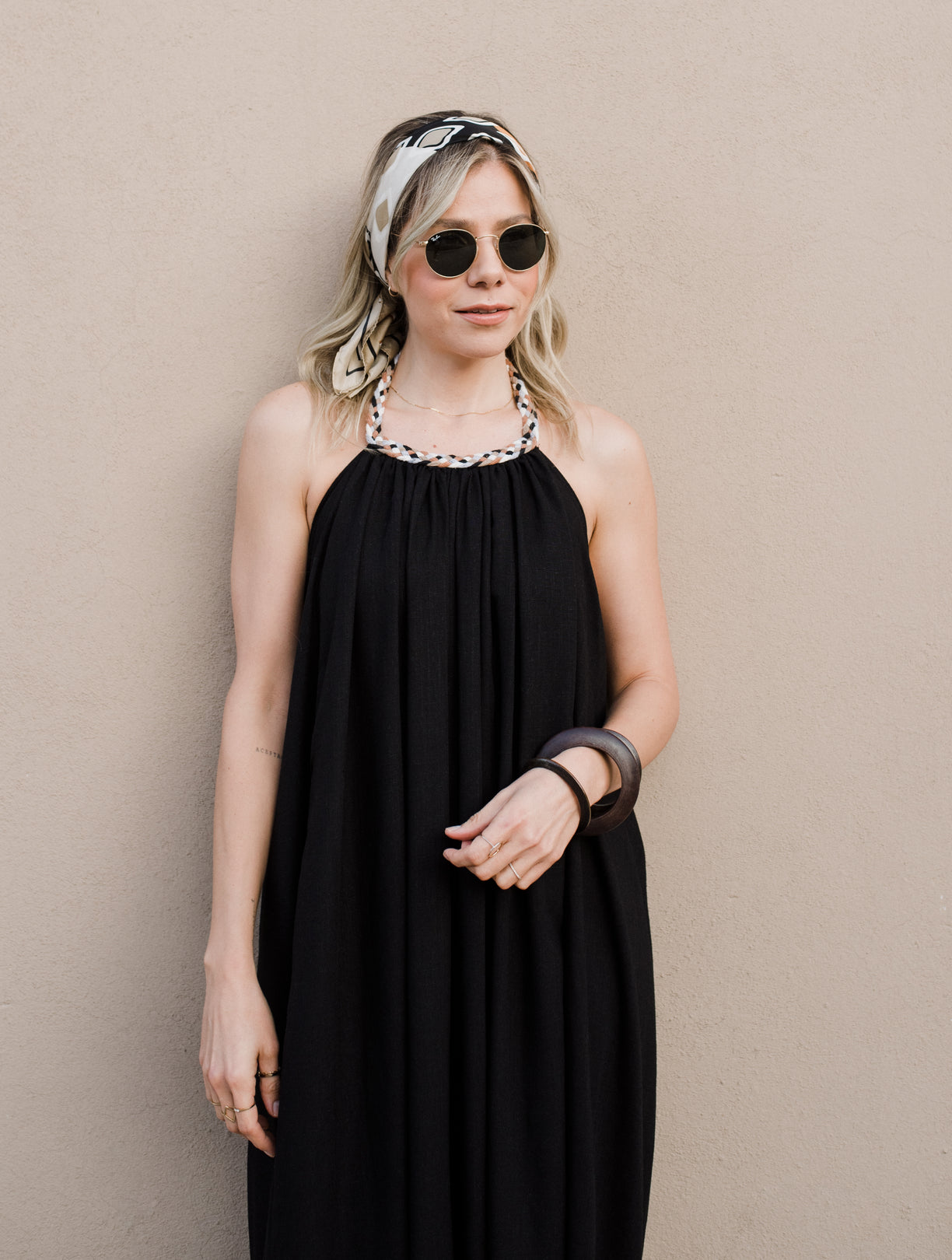Mexicanartes Vestido Mar Negro