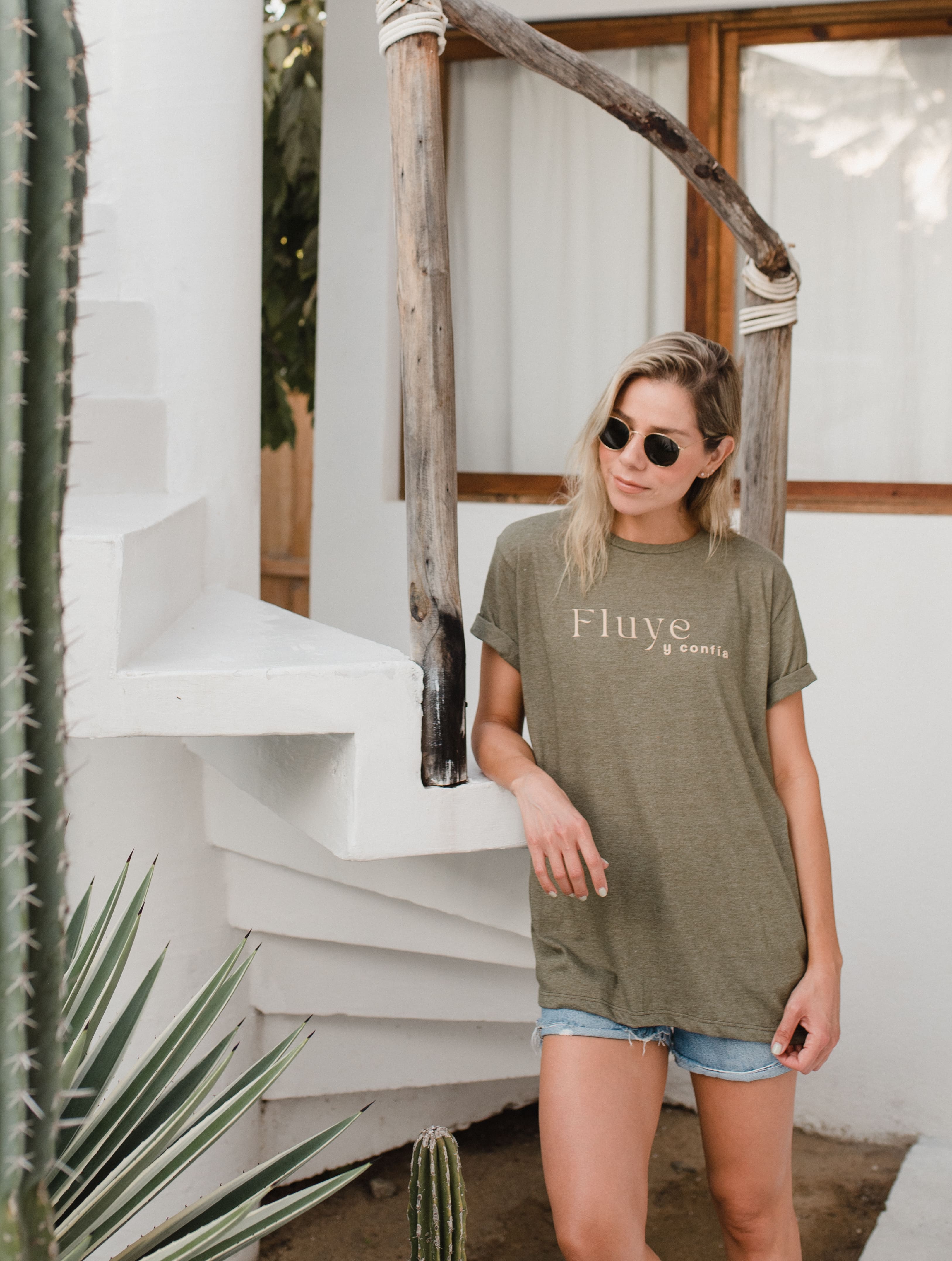 Playera Fluye y Confía