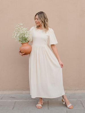 Mexicanartes Vestido Luna Natural